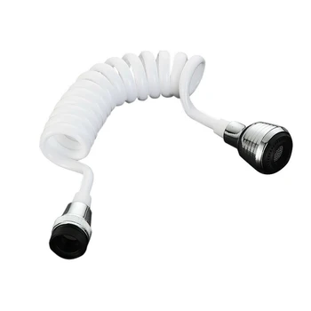 

360 Rotatable Faucet Filter Nozzle Adjustable Water Saving Accessories Shower Spout Double Mode Kitchen Retractable Tube Swivel