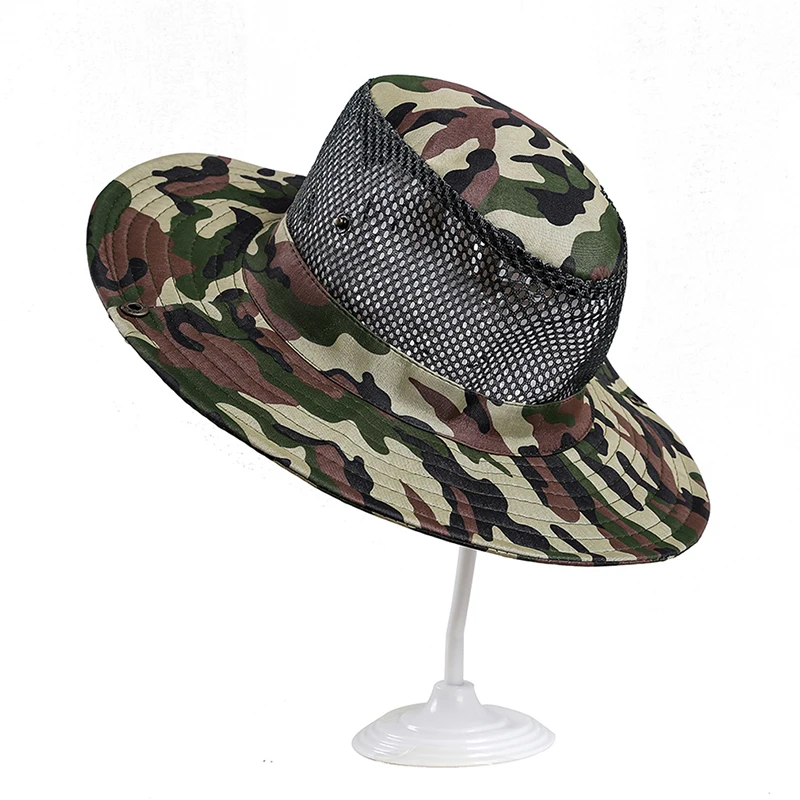 Waterproof Sun Hat Bucket Summer Men Women Fishing Boonie Hat Sun UV Protection Long Large Wide Brim Bob Hiking Outdoor