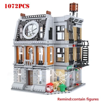 

Toy Blocks 1072PCS Showdown Building Blocks City Technic Bricks Marvel Super Hero Series Blocks Sanctum Sanctorum Toys Bricks