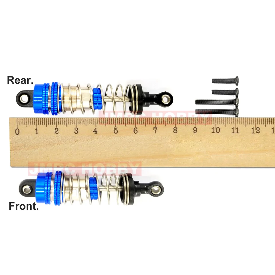 Alomejor 4 Ammortizzatori In Metallo Per RC 80mm – Upgrade Perfetto Per MN G500 | Sospensioni Morbide E Resistenti Per Una Guida Fluida - 4