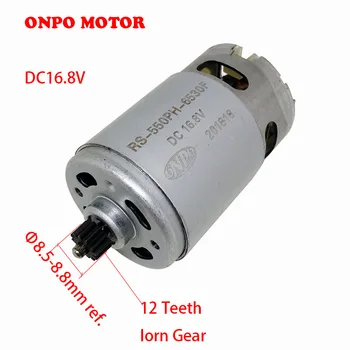 

RS-550PH6530F-16.8v Motor 12 Teeth For Cordless Charge Drill Screwdriver Power Tool Parts & Accessories