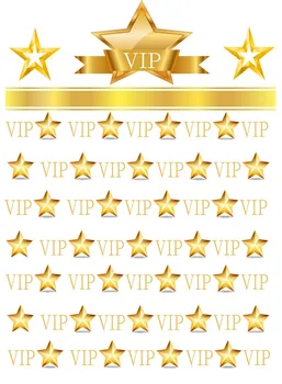 

Gold VIP Reception Party Stars Ribbon backdrops High quality Computer print party backgrounds
