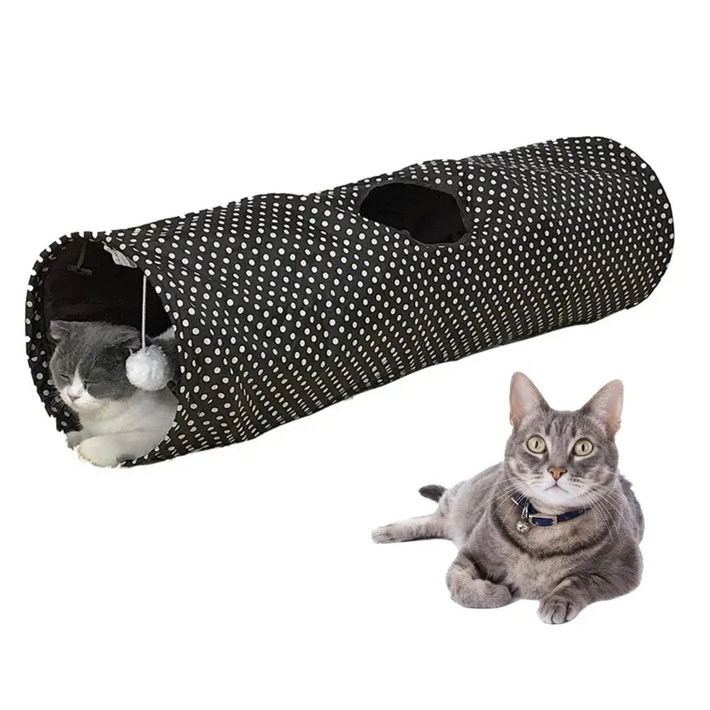 

Cat Toy Foldable Tunnel Cat Channel Rolling Dragon Cat Bed Environmentally Puzzle Pet Amusement Supplies Internal Waterproof