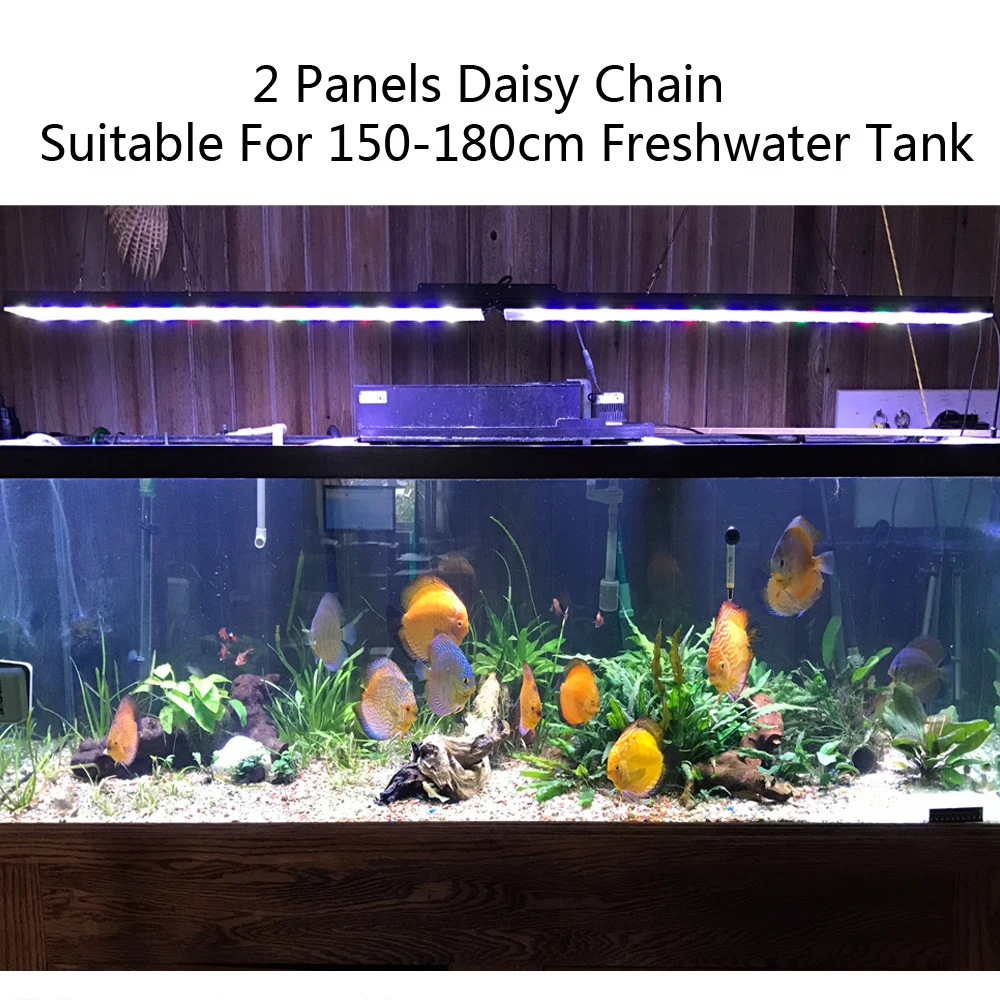 72" 180cm 6ft Full Spectrum Dimmable Aquarium Led Lighting For Freshwater  Fish Planted Tank With Control - Lightings - AliExpress