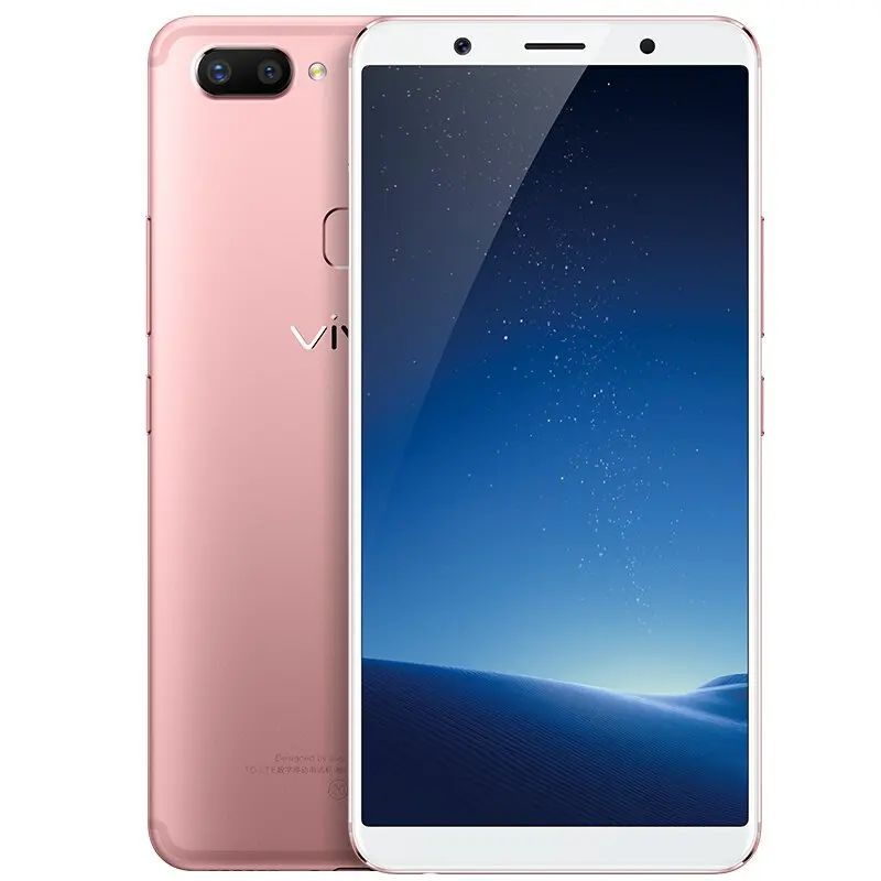 Новая глобальная прошивка Vivo X20 Смартфон Snapdragon 660 Android 7,1 6,0" 4 Гб ram 64G rom 12.0MP Распознавание отпечатков пальцев лица