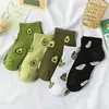 New Fashion Women Cotton Cartoon Fruit Ankle Socks Summer Japanese Avocado Cute Boat Socks Casual Soft Girls Short Socks ► Photo 1/6