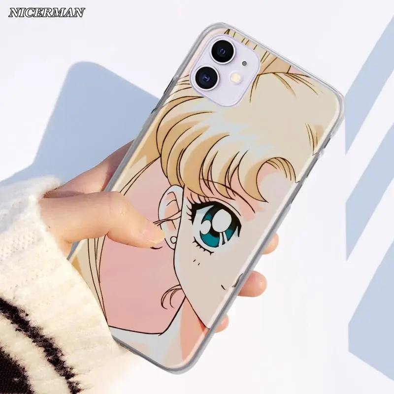 Чехол для телефона Sailor Moon аниме iPhone 11 Pro MAX SE 2020 X XR XS 7 8 6 6s Plus 5|Бамперы| |