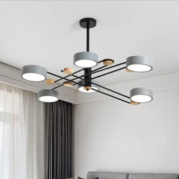 

Chandeliers 72W Led Dining Living Room Restaurant Kitchen Lighting Fixtures Luminaire Lustres Industrial Vintage Chandelier