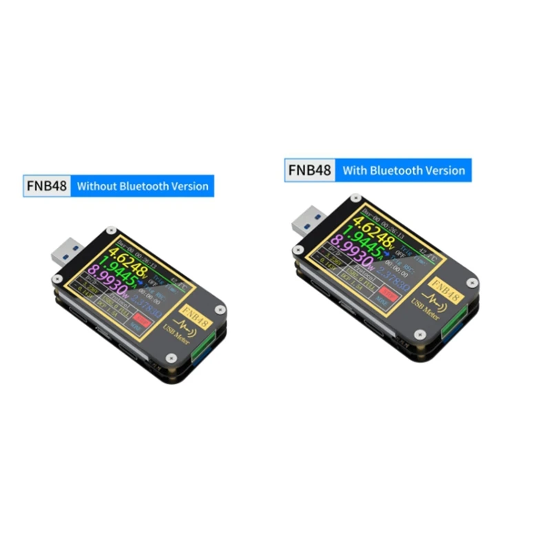 FNB48 Вольтметр Амперметр ток вольтметр USB тестер PD триггер QC4 + PD3.0 2 0 PPS Быстрая