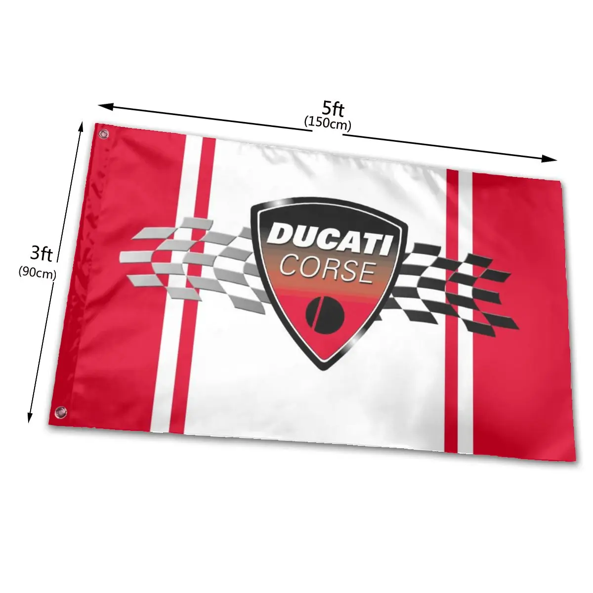 Флаг на мотоцикл DUCATI для украшения дома 90x150 см флаг заказ | Дом и сад