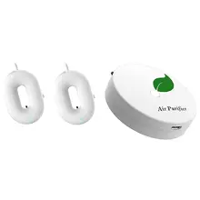 3Pcs Personal Wearable Air Purifier Necklace Mini Portable Air Freshner Ionizer Negative Ion Generator Low Noise White