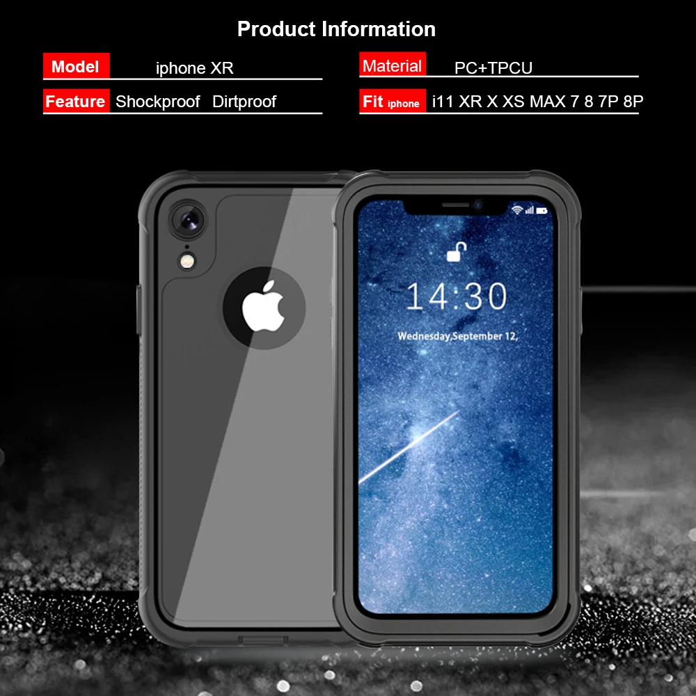 

Full Cover iPhone 11 pro XR X XS Max 8 7 Plus Case Armor Transparent Bumper Phone Case For Coque iPhone 11pro 7plus 8plus luxury