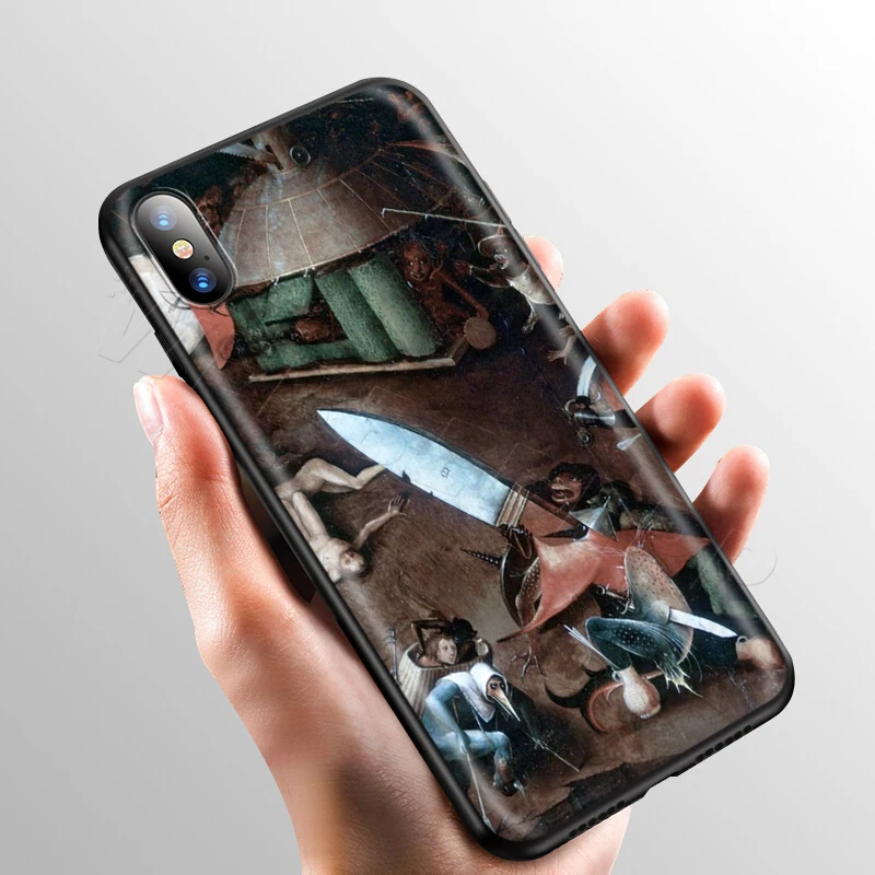 10 Чехол Webbedepp hieronimus Bosch для Apple iPhone 11 Pro XS Max XR X 8 7 6 6S Plus 5 5S SE - Цвет: 10