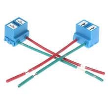 2 шт. практичный H7 разъем для налобного фонаря Cceramic лампа база Автомобильная Соединительная заглушка разъем