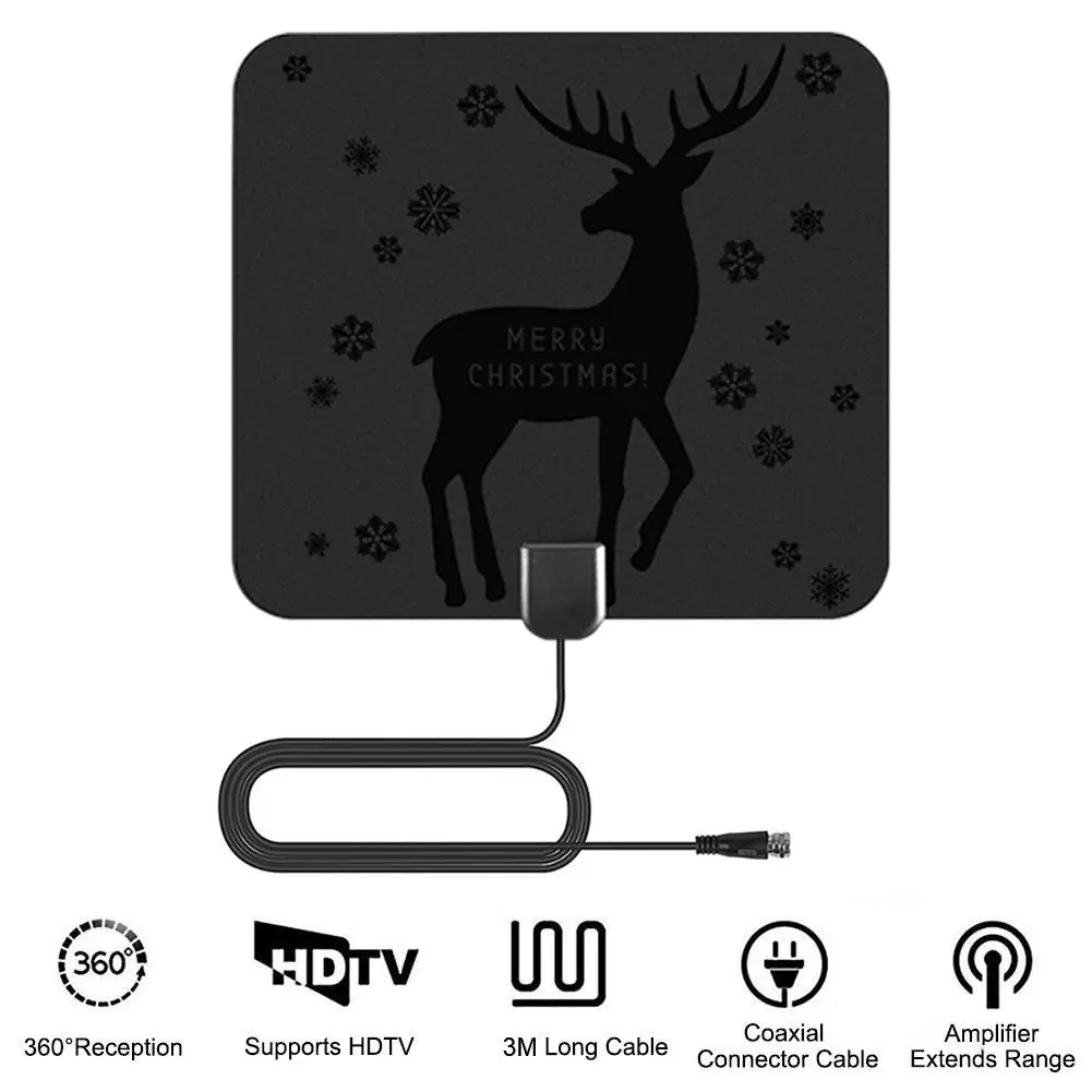 1180 Miles 4K ТВ антенна Freeview 25DB цифровая HD ТВ антенна с усилителем сигнала радиус Surf Fox DVB-T2 ТВ антенна