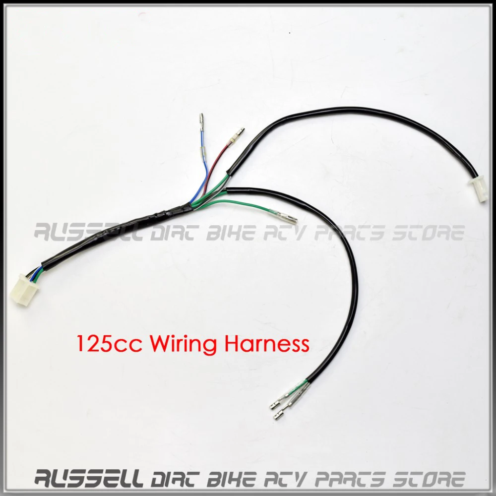 Wiring Harness Loom Pit bike Cable 50cc 90 110 125cc 140cc 150cc Kick