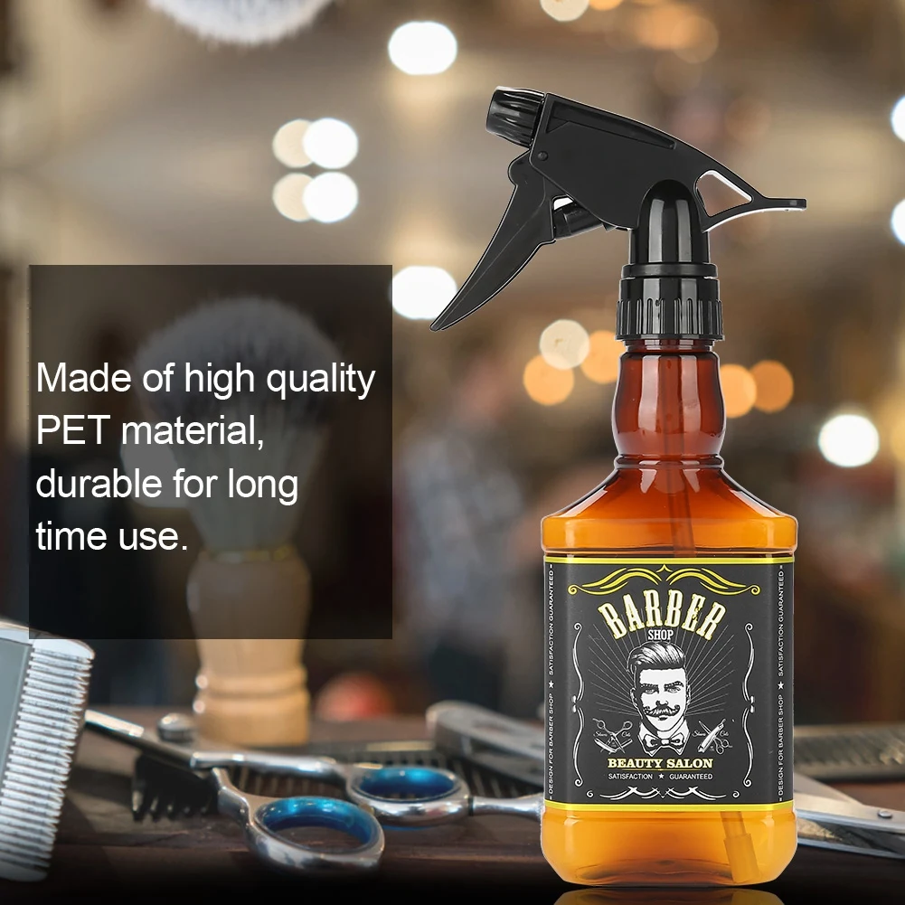 300 мл многоразовый парикмахерский распылитель для воды Парикмахерская винтажная бутылка-спрей Парикмахерские инструменты винтажная коричневая пустая бутылка-спрей
