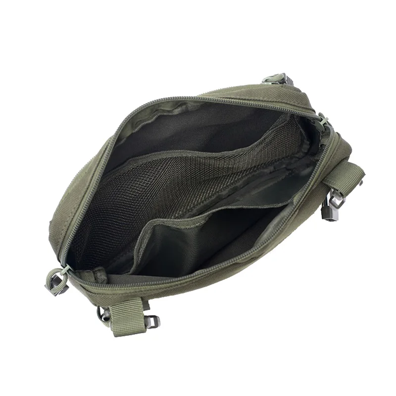Nylon Tactical Chest Bag Adjustable Military Molle Pouch Shoulder Bag Men Outdoor Sport Hunting Camping Vest Bags Waist Packs