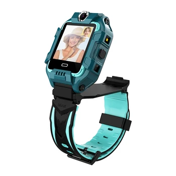 

New Y99A Watch 4G SIM Card GPS SOS WiFi 360 Degree Rotary Face Recognition Dual Camera Waterproof Children's Green
