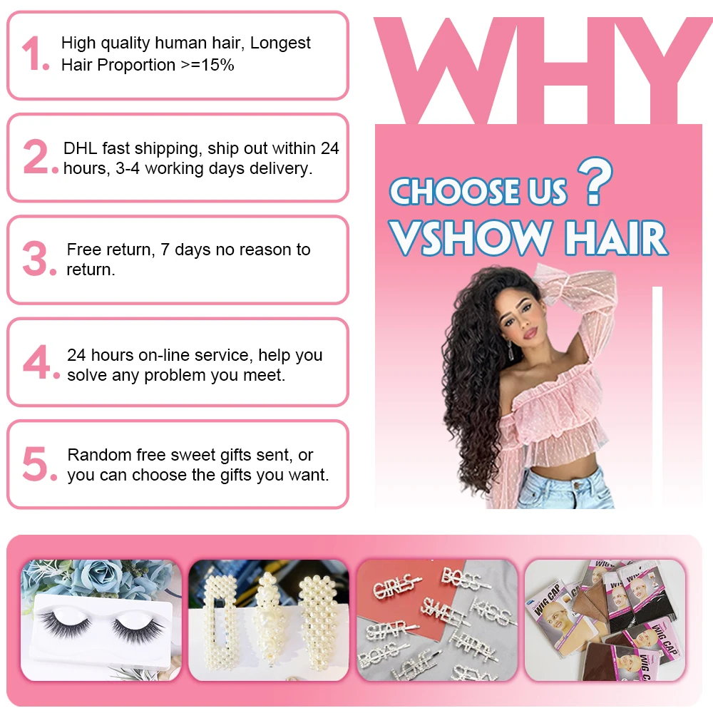 VSHOW 13x4 перуанские волнистые волосы на кружеве, предварительно выщипанные 150% плотность, человеческие волосы Remy, парики для черных женщин