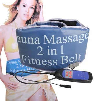 

2 in 1 Electric Vibrating Sauna Fitness massage Belt Body Health care beauty Massager Heating tone RELAX TONE fat weight losing