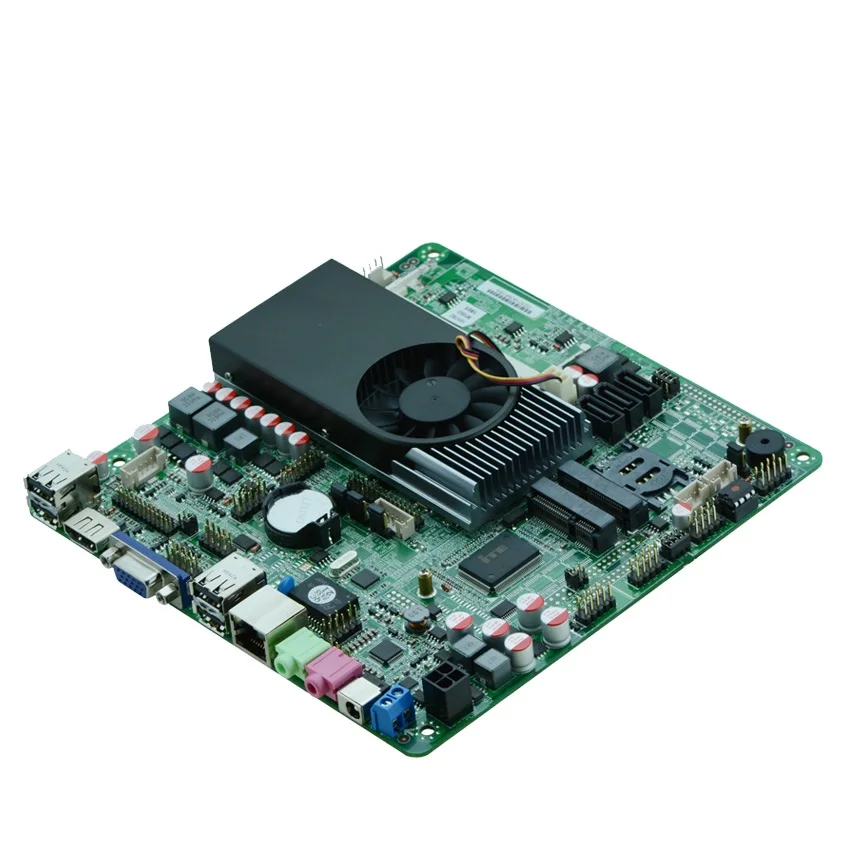 Ультратонкая Промышленная материнская плата Intel Core i7 i5 i3 Celeron 1037U все в одном mini itx