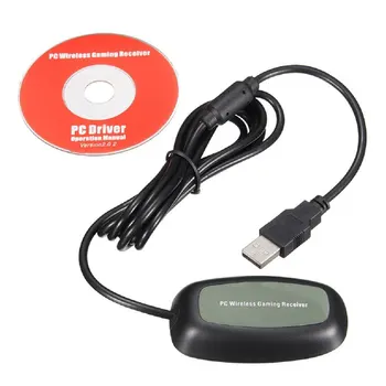 

Wireless Gamepad PC Adapter USB Receiver with CD For Microsoft Xbox 360 Game Console Controller PC Receiver Gaming Accessories