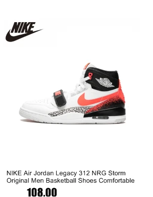 Оригинальные мужские баскетбольные кроссовки NIKE Air Jordan Legacy 312 NRG Storm, удобные легкие кроссовки# AQ4160