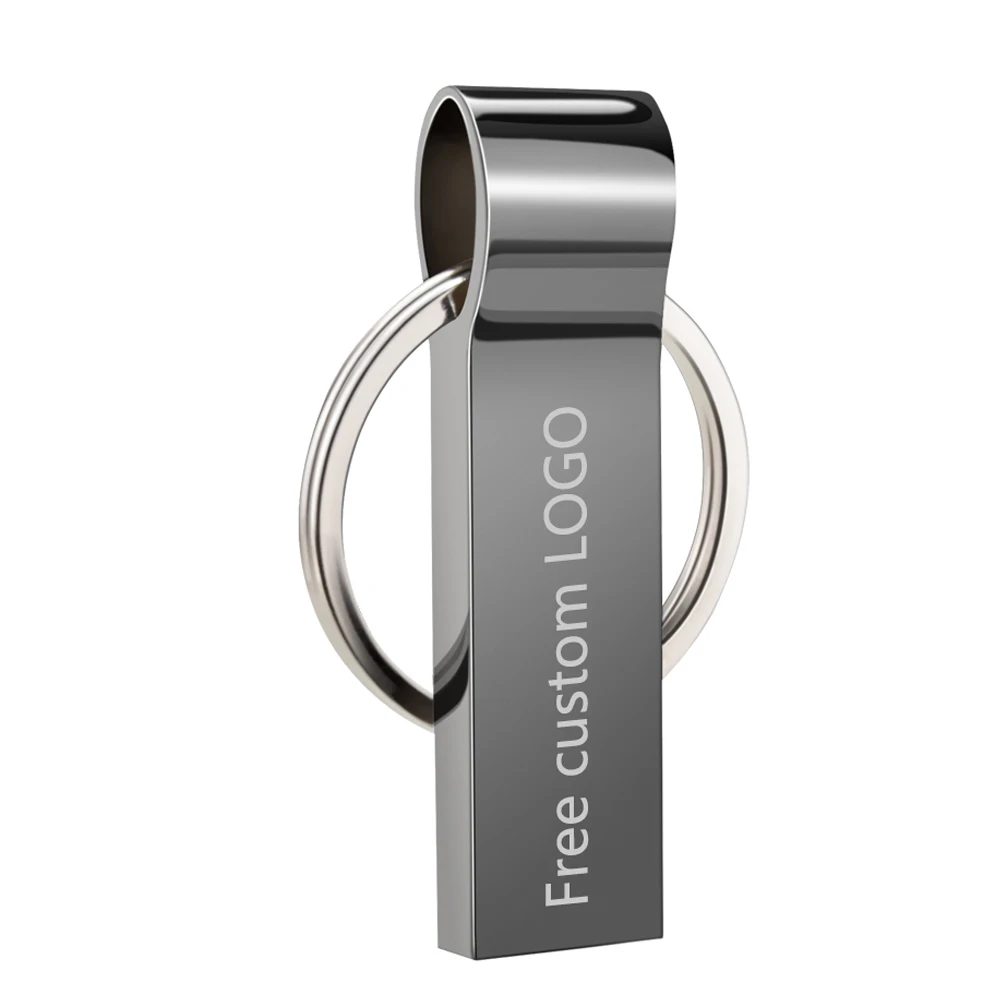 Usb флеш-накопитель 64 ГБ, металлическая Флешка 16 ГБ, u-диск 2,0, USB флеш-память ГБ, 8 ГБ, 4 Гб, водонепроницаемая Флешка 32 Гб