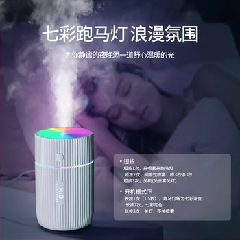 

Car color light Mini USB humidifier home desktop mute atomizer