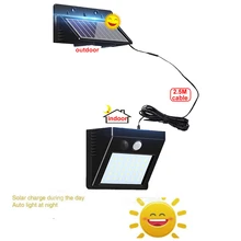 1/4pcs Waterproof 30 LEDs Solar Light Motion Sensor Wall Lamp Outdoor garden lampada solar garden lamp Security Solar LED Lighti