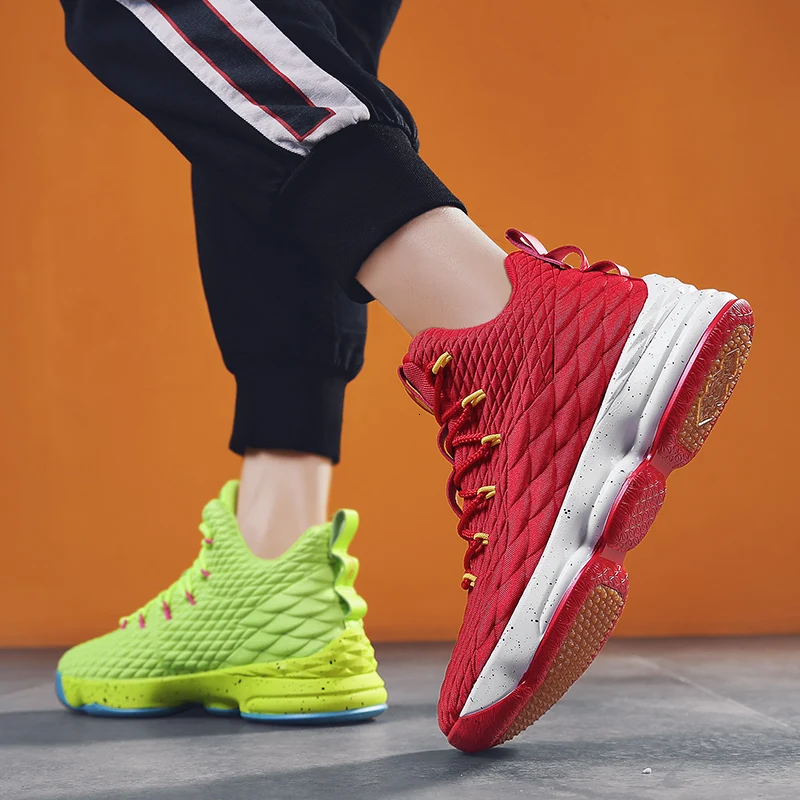 Unisex Professional Basketball Shoes Men Light Basquete Sneakers Kids Couple Sport Boots Girls Students Training Match Ball shoe