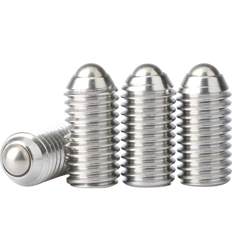 

2/10X M3 M4 M5 M6 M8 M10 M12 Black Grade 12.9 304 stainless steel Hex Socket Allen Spring Ball Plunger Grub Point Set Screw Bolt