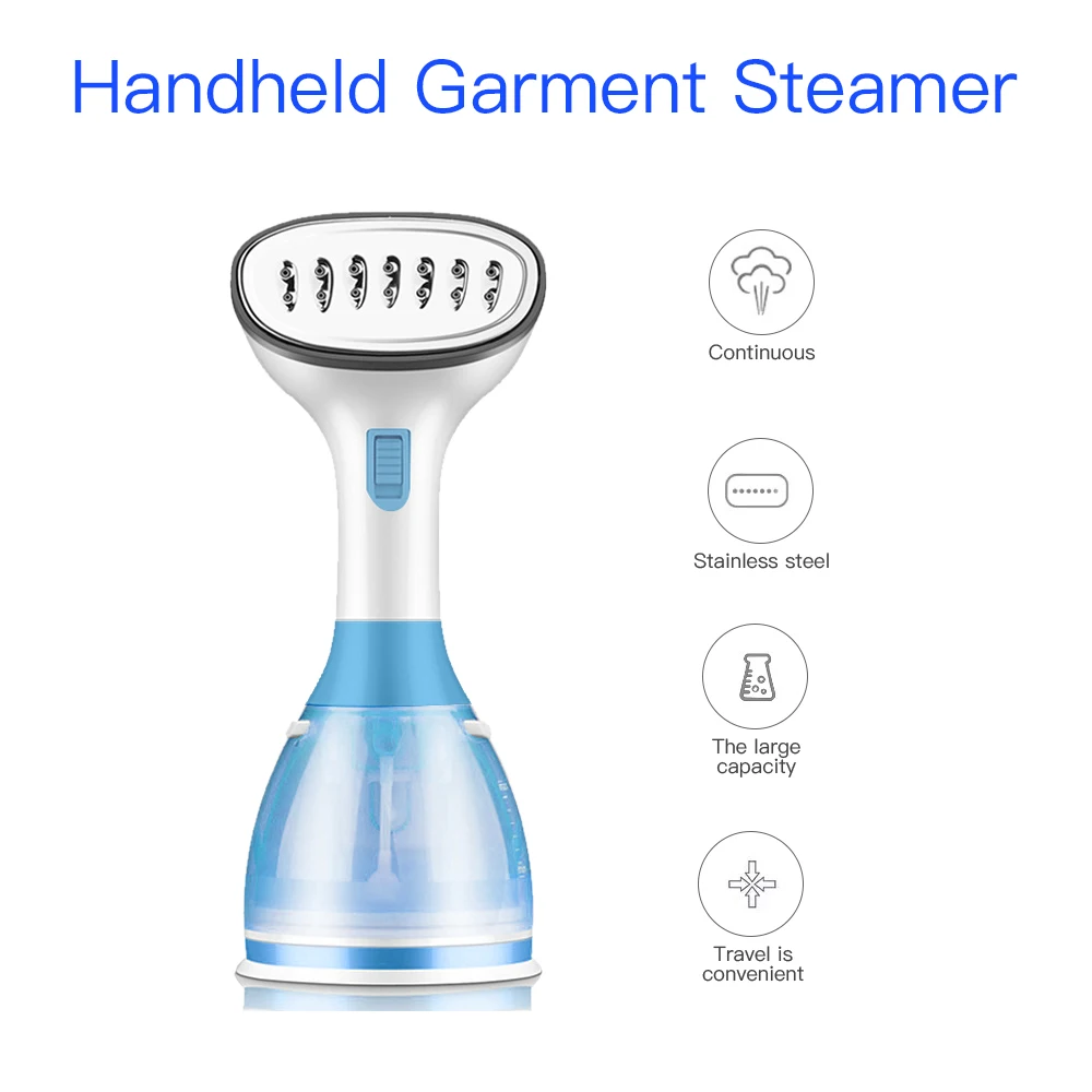 

Handheld Steamer 1200W Powerful Garment Steamer Portable 15 Seconds Fast-Heat Steam Iron Ironing Machine for Home Travel