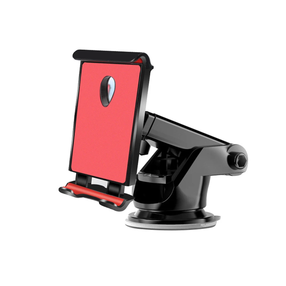 Автомобильные телефоны Подставка под планшет для samsung huawei IPAD Pro Air Mini 1234 gps 360 градусов Регулируемая Мобильная подставка на присоске - Название цвета: Красный