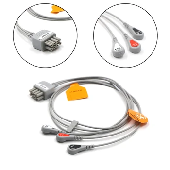 

quick shipping!!BERRY 2019 Nihon Kohden BR903 ECG Lead Wire 3 lead