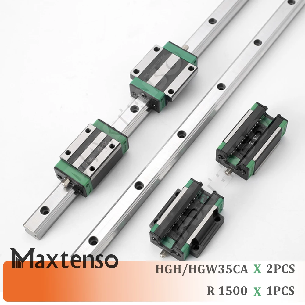 MAXTENSO HGH35 HGW35 Guides 1500mm Linear Guide Rail CNC Router Parts HGR35 Guideways for Machine Center |