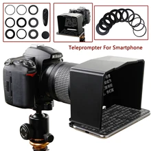 Смартфон Teleprompter для iPhone X XS XR 7 8 huawei P30 PRO samsung телефон для sony Canon Nikon DSLR камера Teleprompter