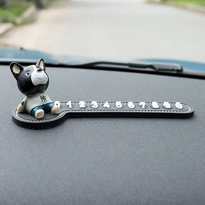 Car Styling Noctilucent Sticker Temporary Car Parking Phone Number Card Plate Car Park Stop Car-styling Automobile Accessories - Название цвета: D9