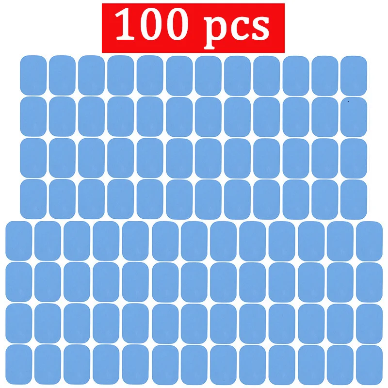 

100Pcs Replacement Abs Gel Pads Muscle Electric Stimulator Body Training Device Gel Pads for EMS Abdominal ABS Trainer Gel Patch