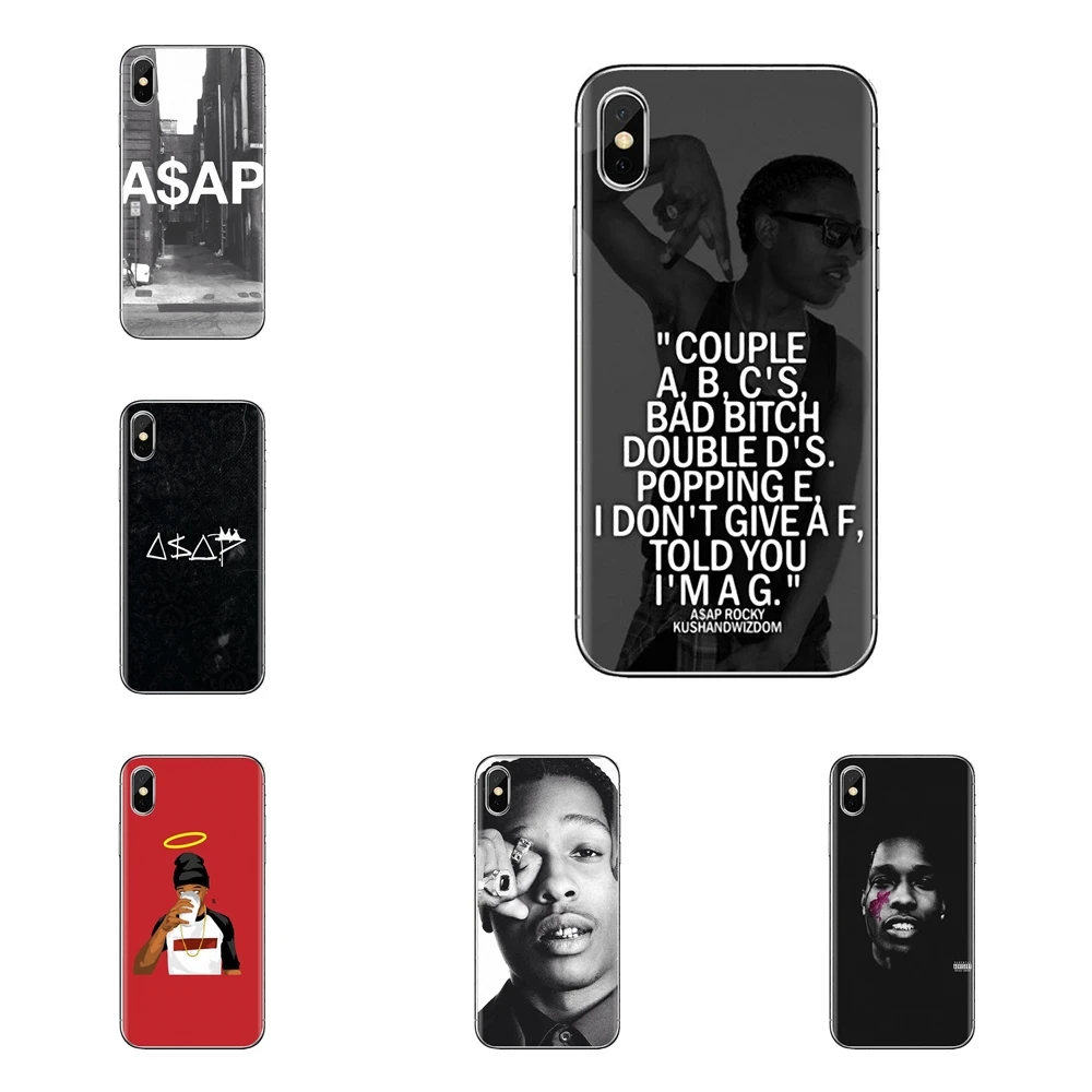 For Xiaomi Redmi 4A S2 Note 3 3S 4 4X 5 Plus 6 7 6A Pro Pocophone F1 Asap Rocky Mob Lords Never Soft Transparent Shell Covers |