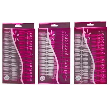 

288pcs 0.12mm Full Cover Ultra-thin Matte Frosted False Fake Nail Art Patch Nail Tips Makeup Tool