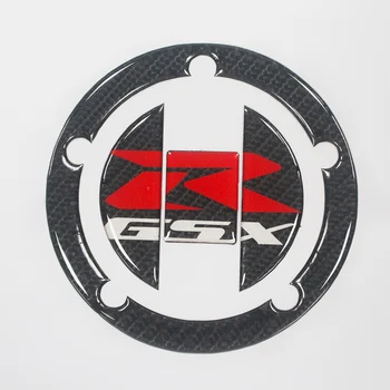 

3D Carbon Fiber Motorcycle Fuel Tank Refueling Cap Cover Gas Cap Protector for SUZUKI GSXR 01