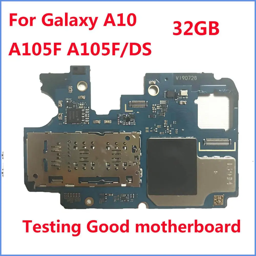 Материнская плата для Samsung Galaxy A10 A105G A105M A105F A105FD разблокированная материнская