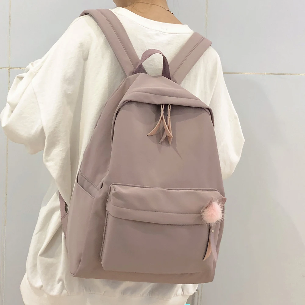 Cute Backpack School-Bag Harajuku Female Vintage Waterproof Women Ladies Luxury Bags
