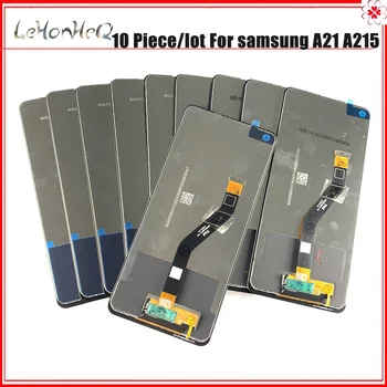 

Super AMOLED 10 Piece Lot LCD For Samsung Galaxy A21 A215 A215U A215U1 A215 LCD Display Touch Screen Digitizer Assembly
