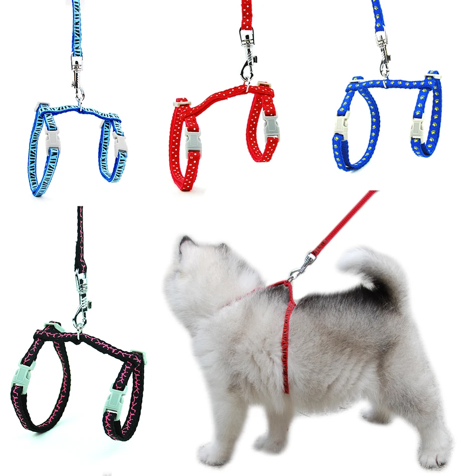 

Dog Cat Harness Leash Adjustable Harness Collar for Kitten Puppy Small Pet Outdoor Walking Chihuahua Yorkshire Terier Schnauzer
