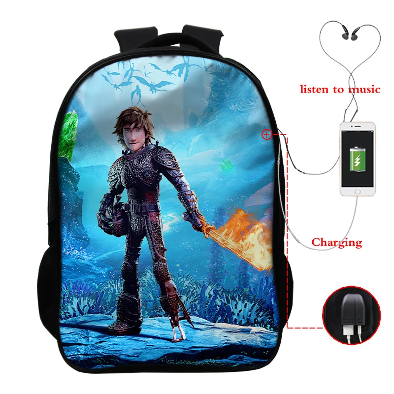 photo colour Новые детские школьные сумки для подростков мальчиков и девочек, USB зарядка, вместительный Школьный рюкзак, ранец, Детская сумка для книг, mochila - Цвет: photo colour