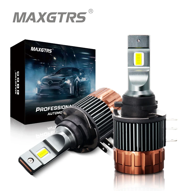 US $39.19 2x H15 LED Canbus Day Running Lights Car Headlight 14000Lm 90W DRLs For MazdaBMWMercedes GLKA180Audi Q7 A6 A3Golf 6 7