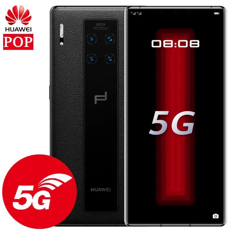 HUAWEI Mate 30 RS 5G MobilePhone 6.53 inch Kirin 990 5G Octa Core Android 10 in-screen SuperCharge